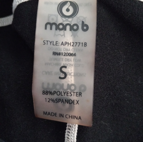 Mano B black and white legging size S - Picture 4 of 5